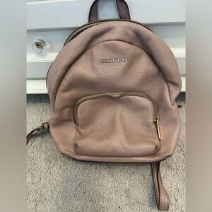 Michael Kors Blush Leather Backpack